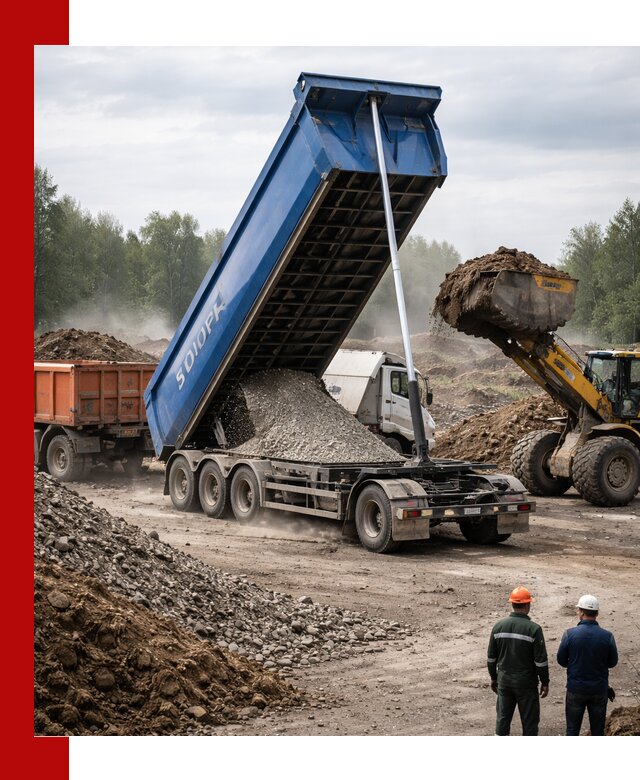 Аренда тонар 40 тонн в асбесте с доставкой материалов