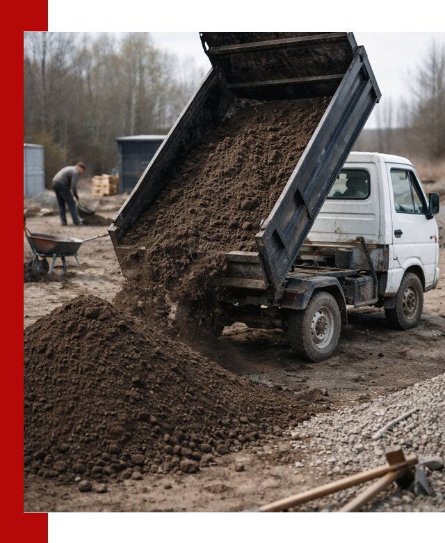 Аренда минисамосвала в асбесте для доставки сыпучих материалов