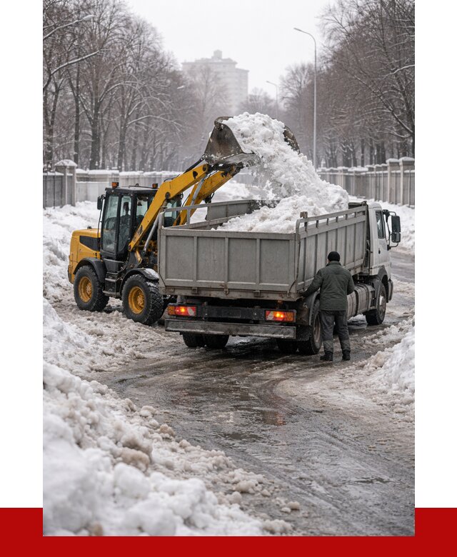 Вывоз снега с погрузкой в асбесте от 3537 р. ПРОНЕРУДСбс