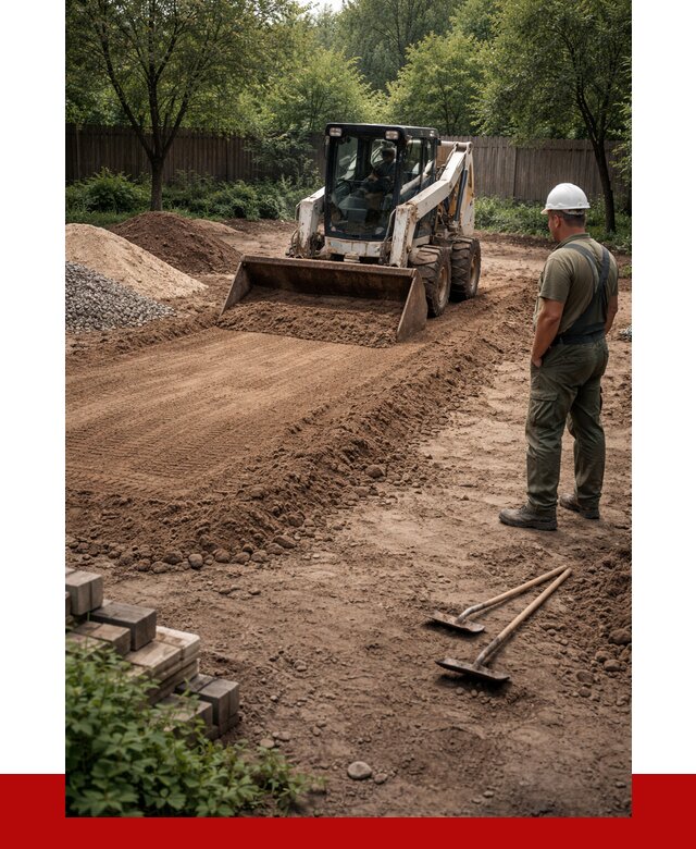 Выравнивание участка под ключ в асбесте от 3537 р. | ПРОНЕРУДСбс