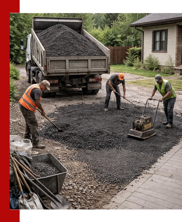 Асфальтовая крошка для двора с доставкой в асбесте